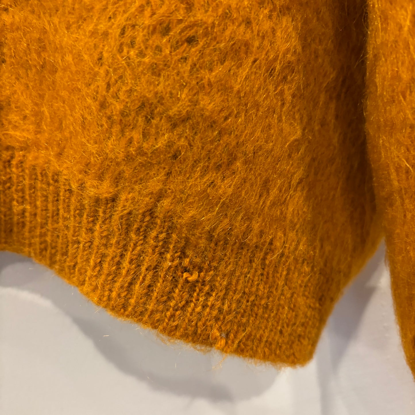 60's National shirt shop モヘアニット オレンジ (M)/A8725K-SO