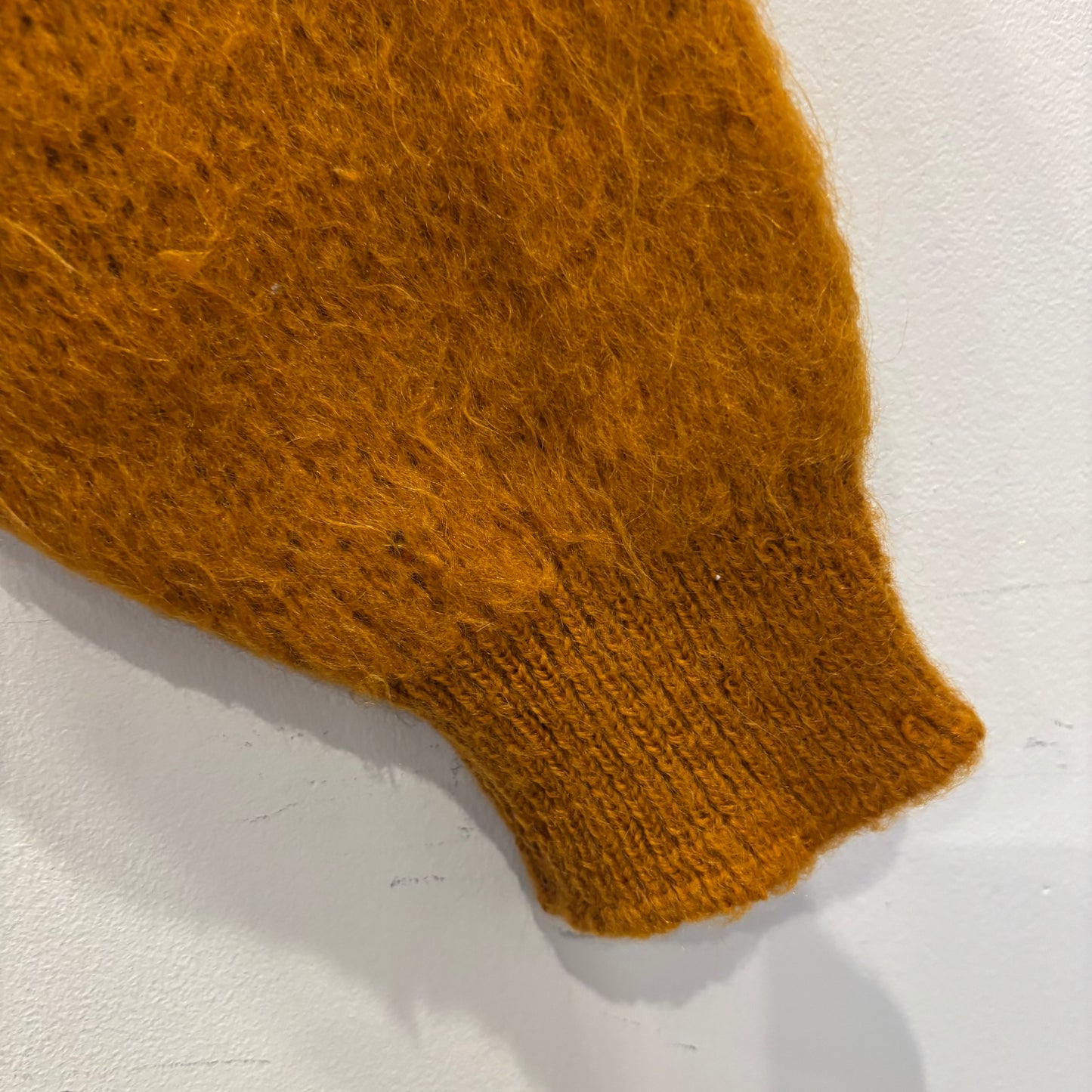 60's National shirt shop モヘアニット オレンジ (M)/A8725K-SO