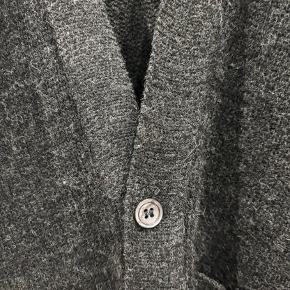 60's Pilgrim  ウールカーディガン 黒赤白 (サイズ不明)/A9226K-SO