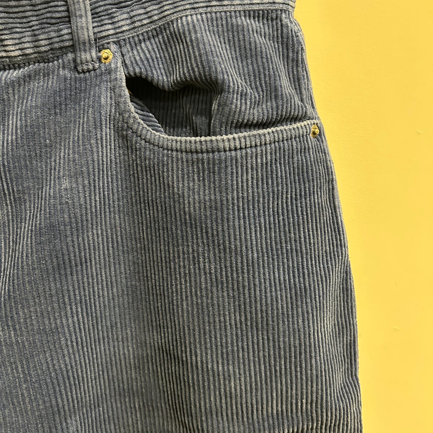 90's~ Polo Ralph Lauren corduroy pants ラルフローレン コーデュロイ パンツ ブルー (36 30)/A9092P-SO