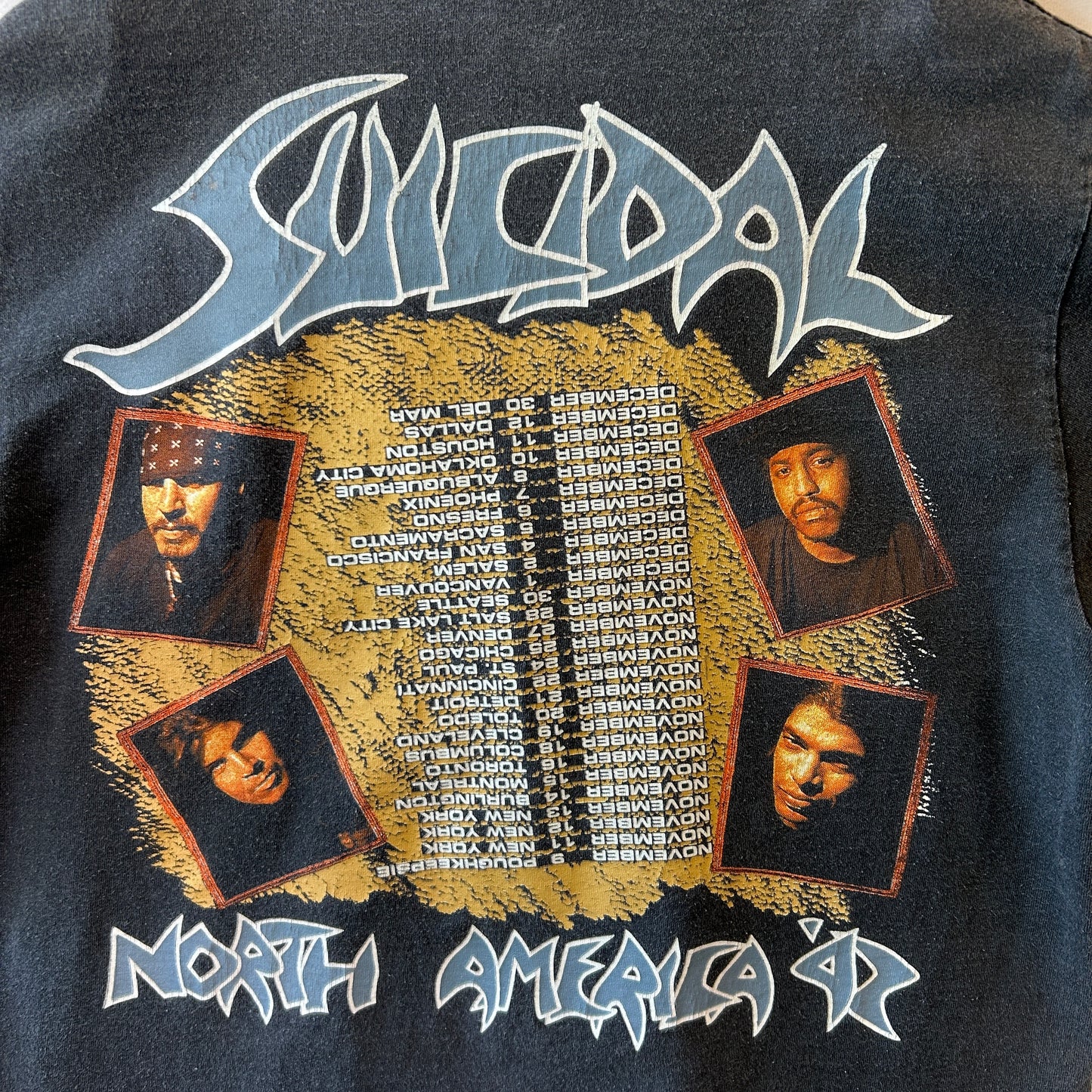 90's Suicidal Tendencies スイサイダル・テンデンシーズ "The Art of Rebellion" ツアーTシャツ (L)/C0889T-SO