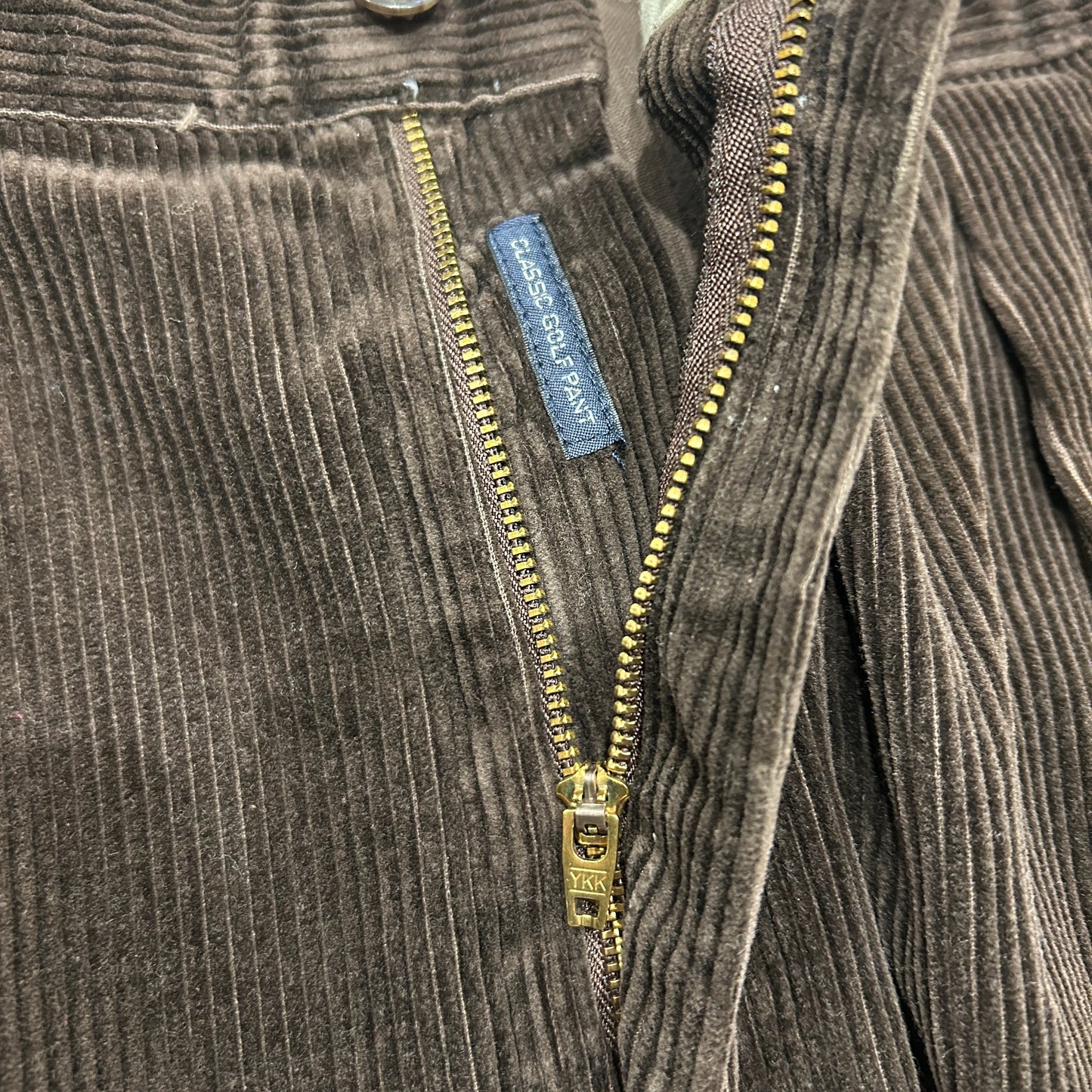 90's~ POLO GOLF corduroy classic golf pant ポロゴルフ コーデュロイ パンツ ブラウン (38 32)/A9112P-SO