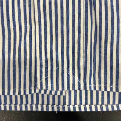 00's Ralph Lauren ラルフローレン ストライプシャツ 白青 (L)/A7969S-SO
