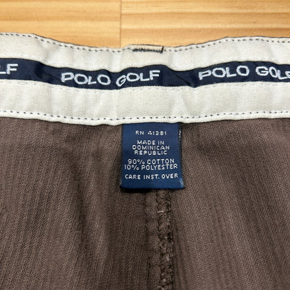 90's~ POLO GOLF corduroy classic golf pant ポロゴルフ コーデュロイ パンツ ブラウン (38 32)/A9112P-SO