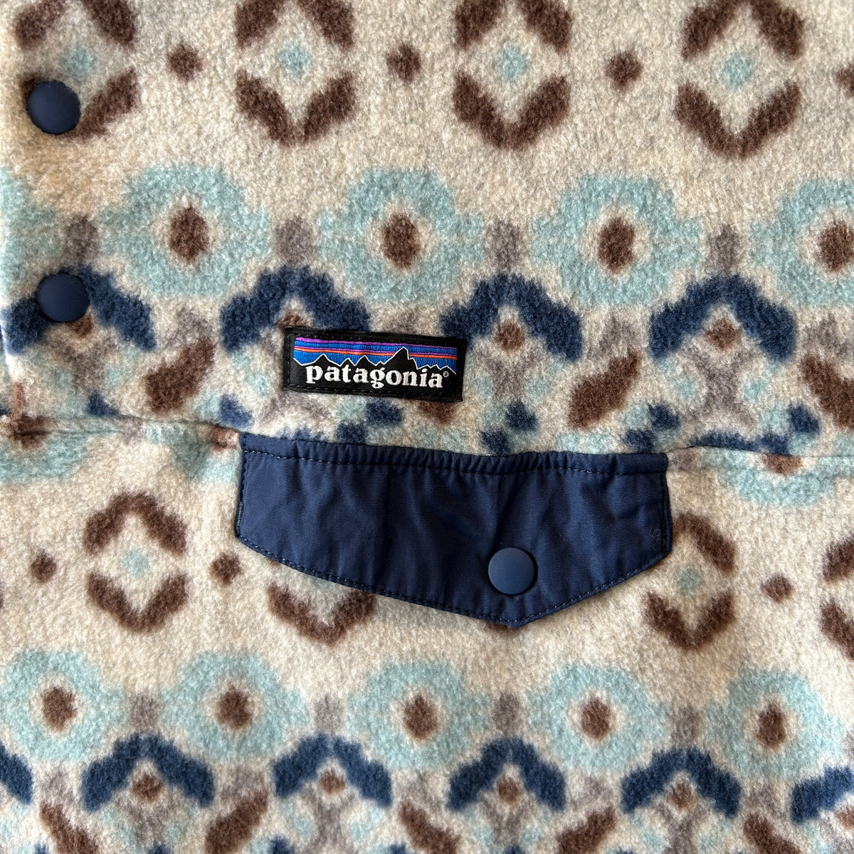 00's Patagonia パタゴニア スナップT ライトウェイトフリースプルオーバー (Women L)/C1680F-SO