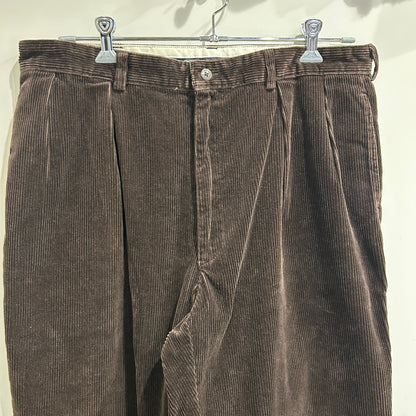 90's~ POLO GOLF corduroy classic golf pant ポロゴルフ コーデュロイ パンツ ブラウン (38 32)/A9112P-SO