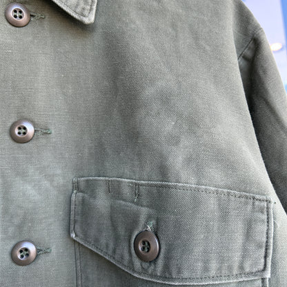 70's USMC ユーティリティーシャツ ステンシル OG 107 (15 1/2 ×33)/B2856SH-SO