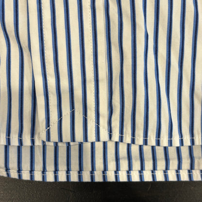 00's Ralph Lauren ラルフローレン ストライプシャツ 青白 (L)/A7993S-SO