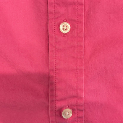 00's Ralph Lauren ラルフローレン 無地シャツ ピンク (L)/B1527S-SO