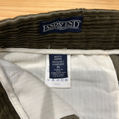 90's~ LANDS'END corduroy pants ランズエンド コーデュロイパンツ ブラウン (35)/A9056P-SO
