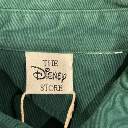 00's The Disney Store ミッキーマウス キャラクターポケットシャツ 緑 (サイズ不明)/A7964S-SO