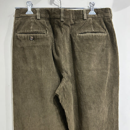 90's~ LANDS'END corduroy pants ランズエンド コーデュロイパンツ ブラウン (35)/A9056P-SO