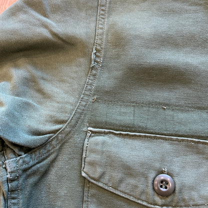 60's U.S.ARMY ユーティリティーシャツ OG107 (15 1/2)/A7740SH-SO