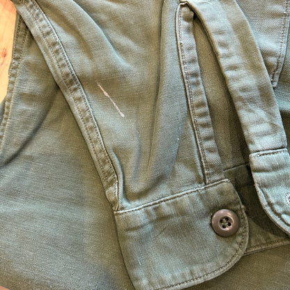 60's U.S.ARMY ユーティリティーシャツ OG107 (15 1/2)/A7740SH-SO