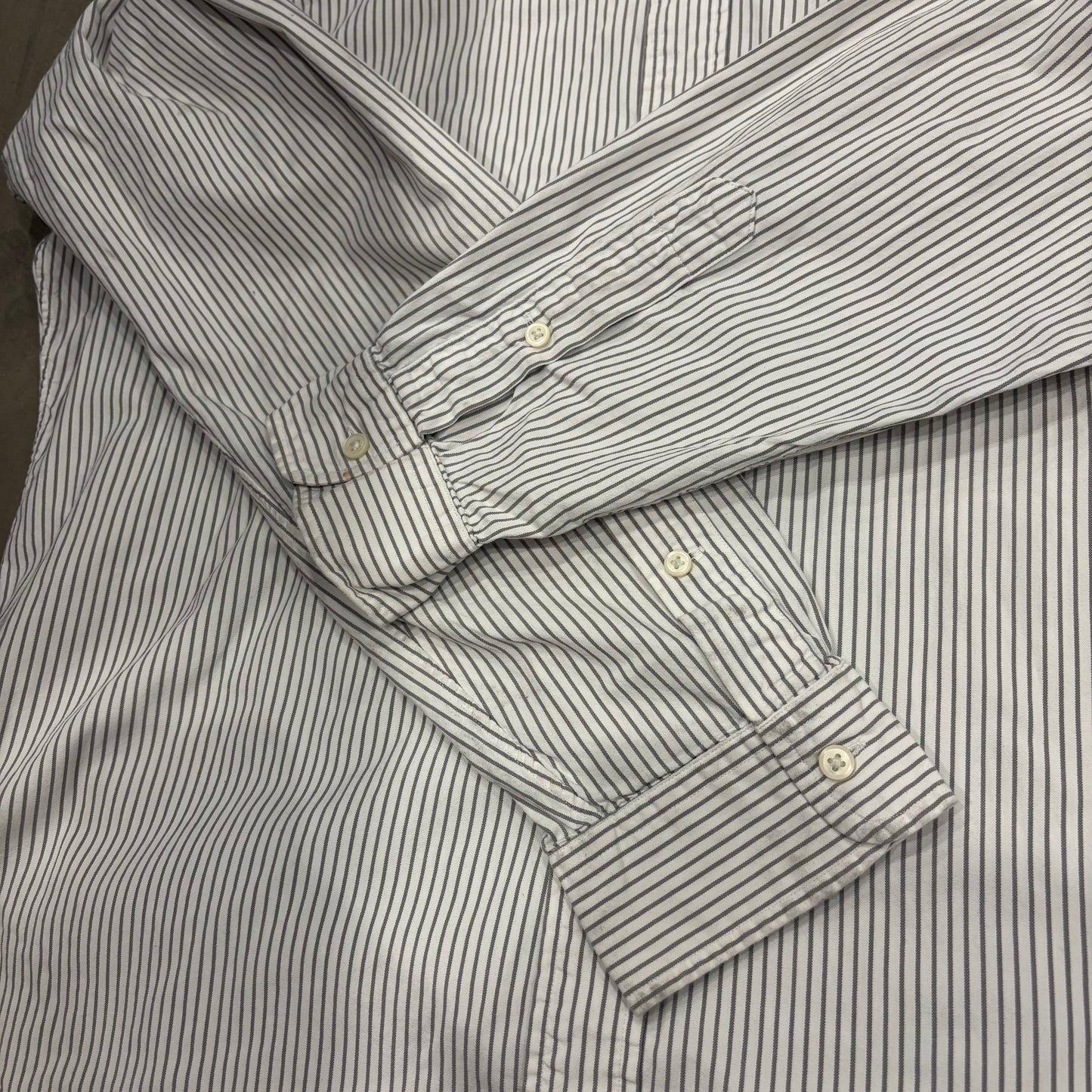 Ralph Lauren ラルフローレン "CLASSIC FIT"ストライプシャツ (XL)/A8001SH-SO