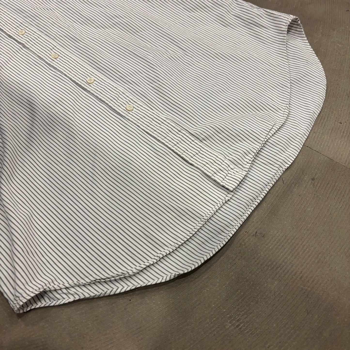 Ralph Lauren ラルフローレン "CLASSIC FIT"ストライプシャツ (XL)/A8001SH-SO