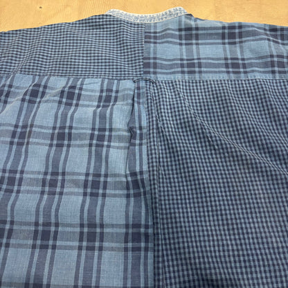 80's Chaps Ralph Lauren チャップスラルフローレン ノーカラーシャツ (XL)/B3446SH-SO