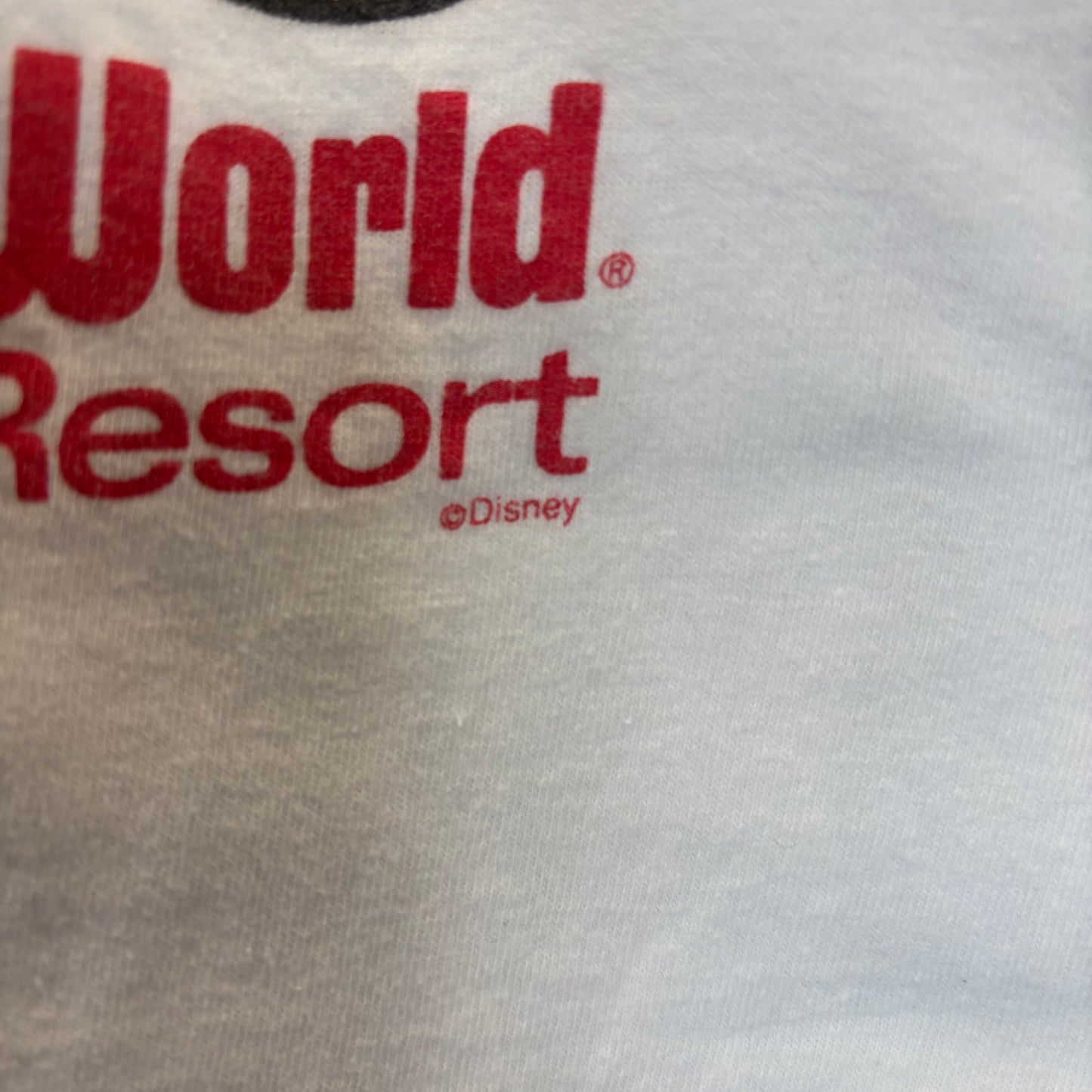 80's Disney ミッキーマウス シングルステッチ プリントtシャツ白(M)/B3462T