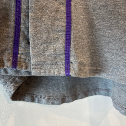 00's Stussy ステューシー ベースボールシャツ グレー (XL)/B3940S-SO