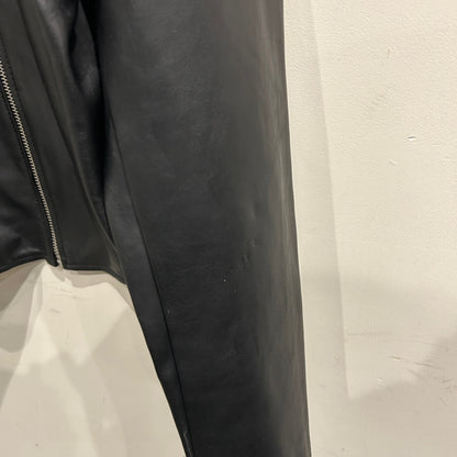 00's WHET BLU fake leather jacket フェイクレザー シングルライダース ジャケット (L)/B0554J-SO