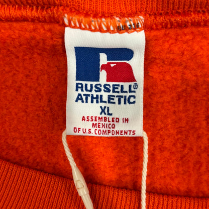 00's Russell Athletic ラッセル 無地スウェット オレンジ (XL)/A8236S-SO
