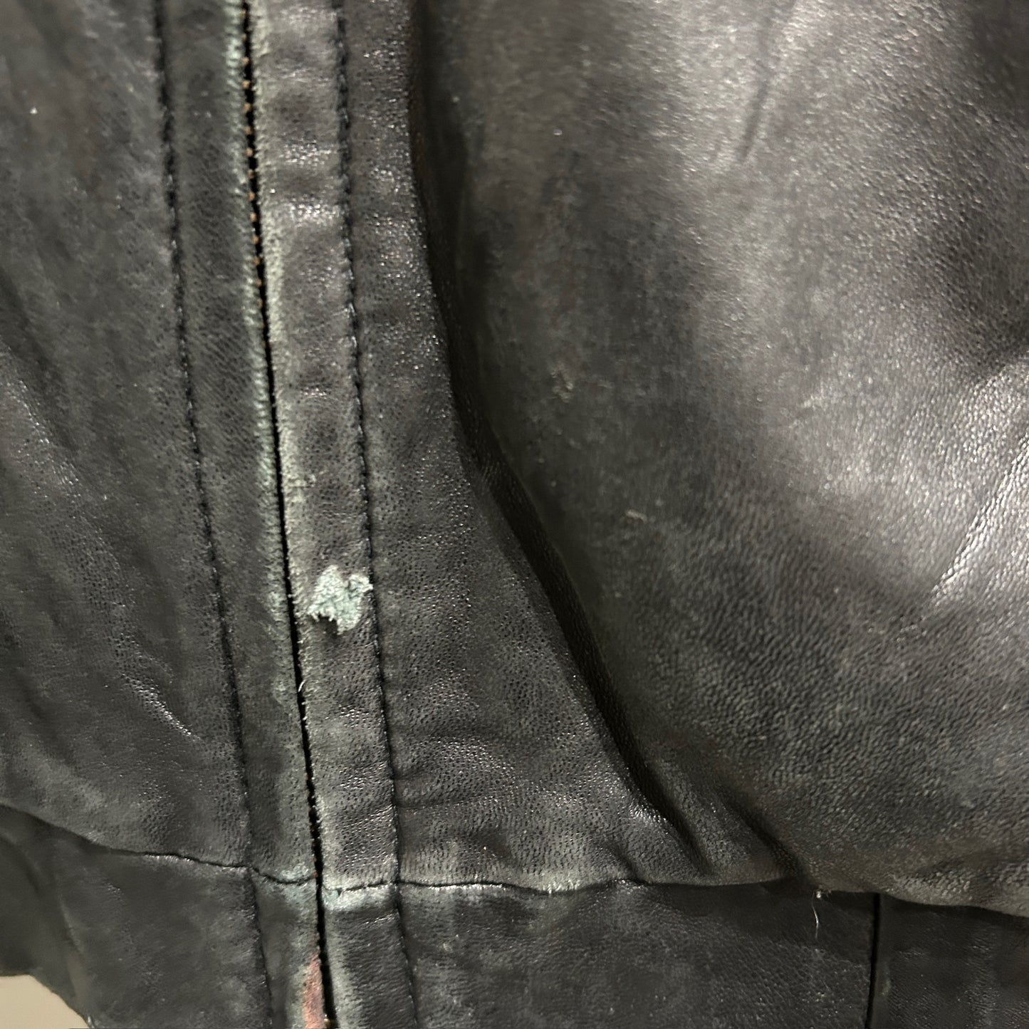 00's CHAPS leather jacket チャップス レザー ジャケット ブラック (M)/A8867J-SO