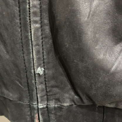 00's CHAPS leather jacket チャップス レザー ジャケット ブラック (M)/A8867J-SO