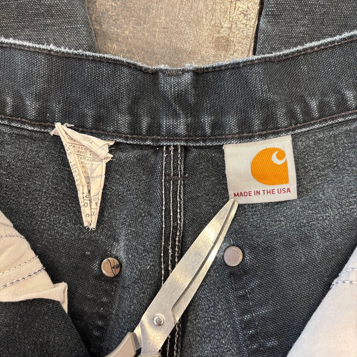 00’s Carhartt ダブルニー BLK ブラック (31×30)/C0453P-SO