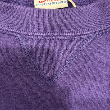 90'S Russell Athletic ラッセル 無地スウェット 紫 (XL)/A7716S-SO