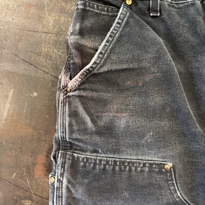 00’s Carhartt ダブルニー BLK ブラック (31×30)/C0453P-SO