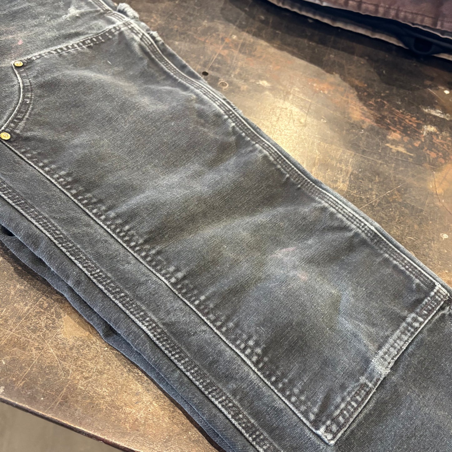 00’s Carhartt ダブルニー BLK ブラック (31×30)/C0453P-SO