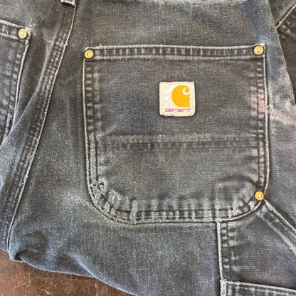 00’s Carhartt ダブルニー BLK ブラック (31×30)/C0453P-SO