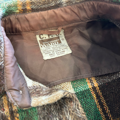 "お客様お問い合わせ商品"70's Montgomery Ward C.P.Oシャツ チェック(S)/C1506