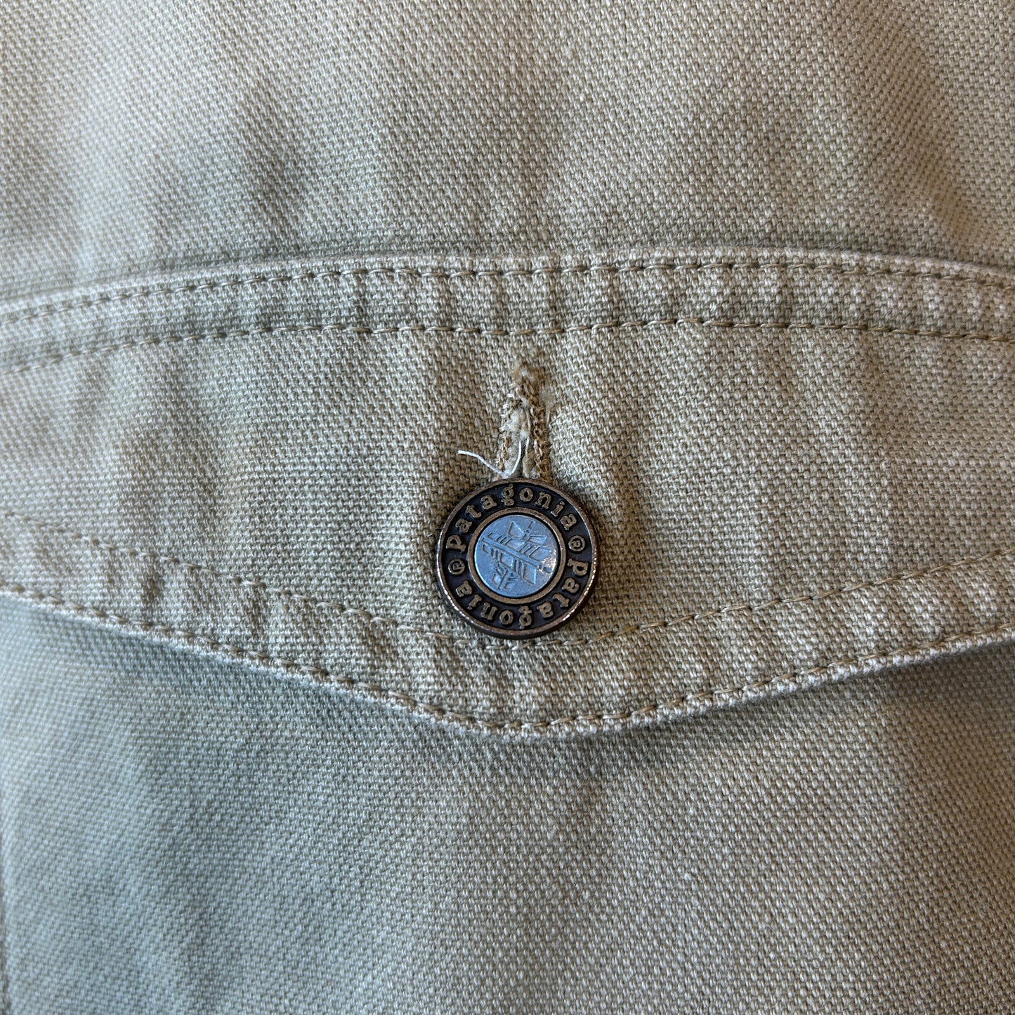 90's Patagonia パタゴニア ヌエボレンジコート ブルズアイ 裏フリース(L)/A9887J-SO