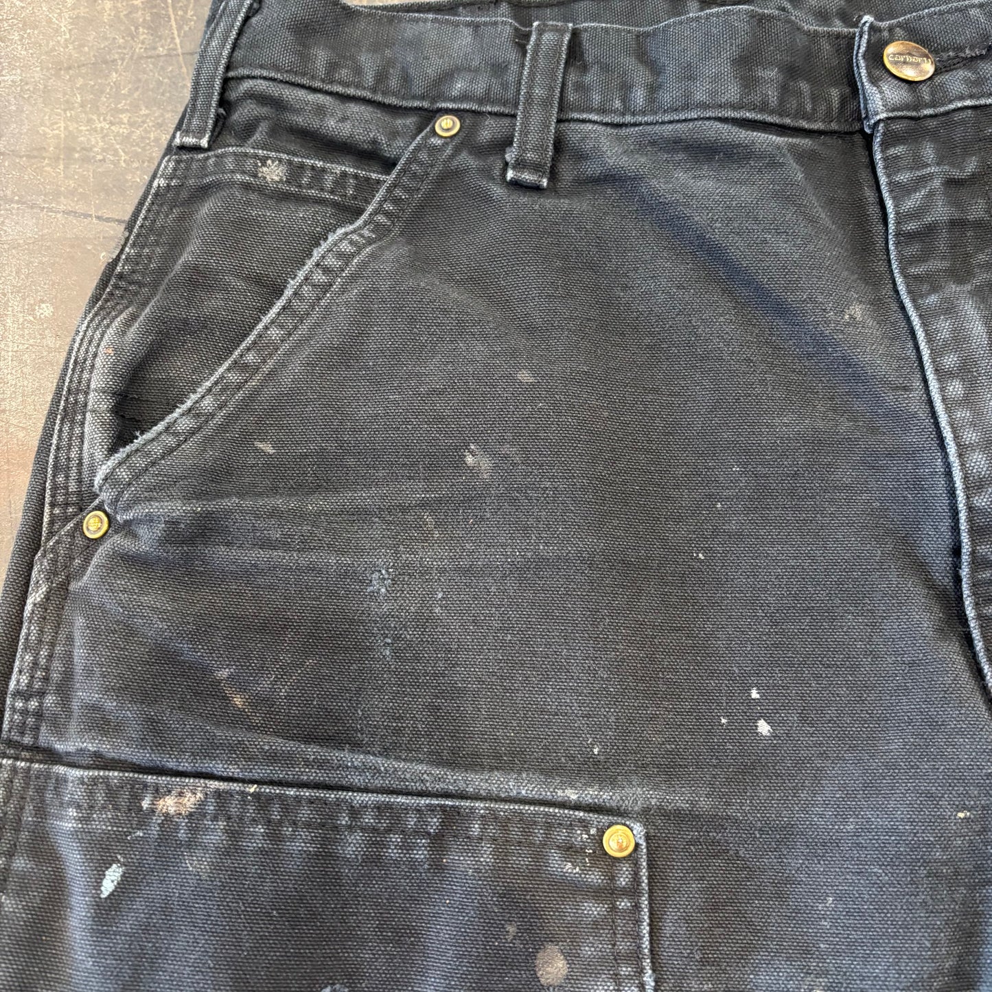 Carhartt ダブルニー BLK ブラック(34×32)/B3429P-SO