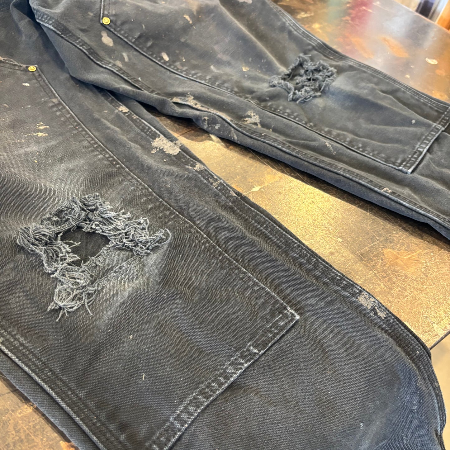 Carhartt ダブルニー BLK ブラック(34×32)/B3429P-SO