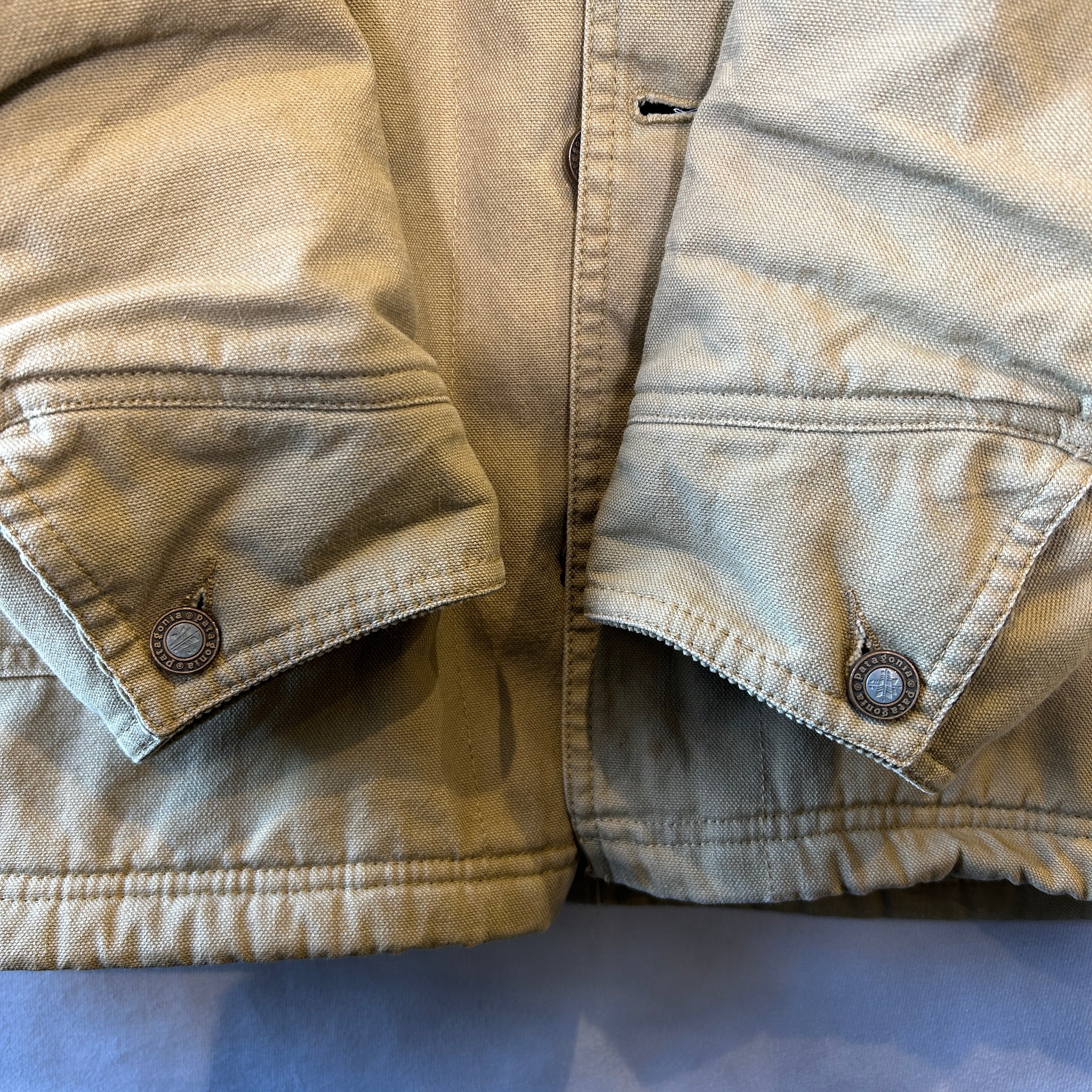 90's Patagonia パタゴニア ヌエボレンジコート ブルズアイ 裏フリース
