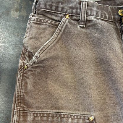 00’s Carhartt ダブルニー DKB ダークブラウン (32×30)/C0443P-SO