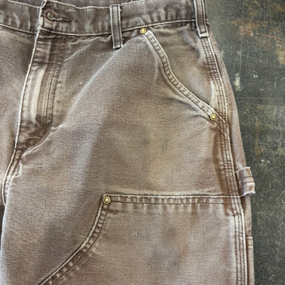 00’s Carhartt ダブルニー DKB ダークブラウン (32×30)/C0443P-SO