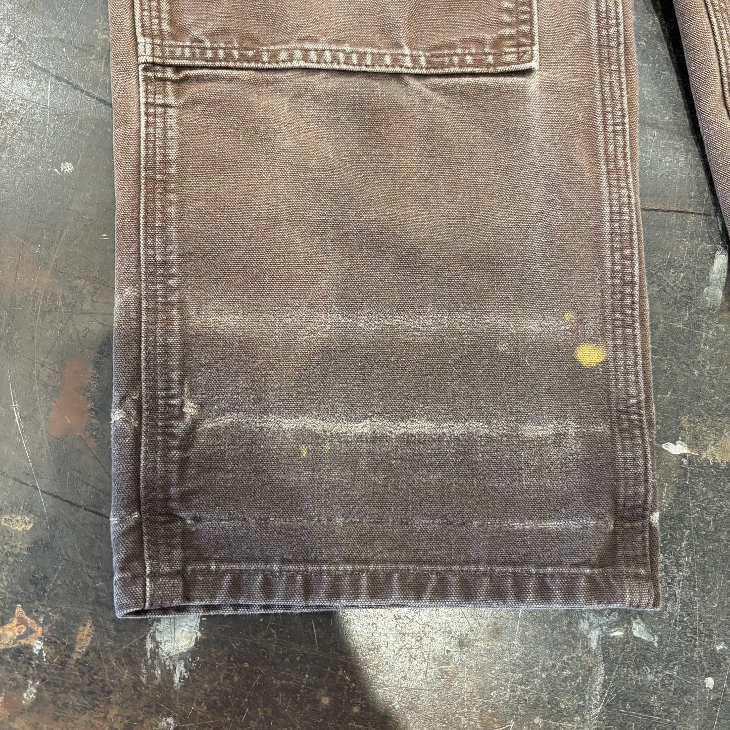 00’s Carhartt ダブルニー DKB ダークブラウン (32×30)/C0443P-SO