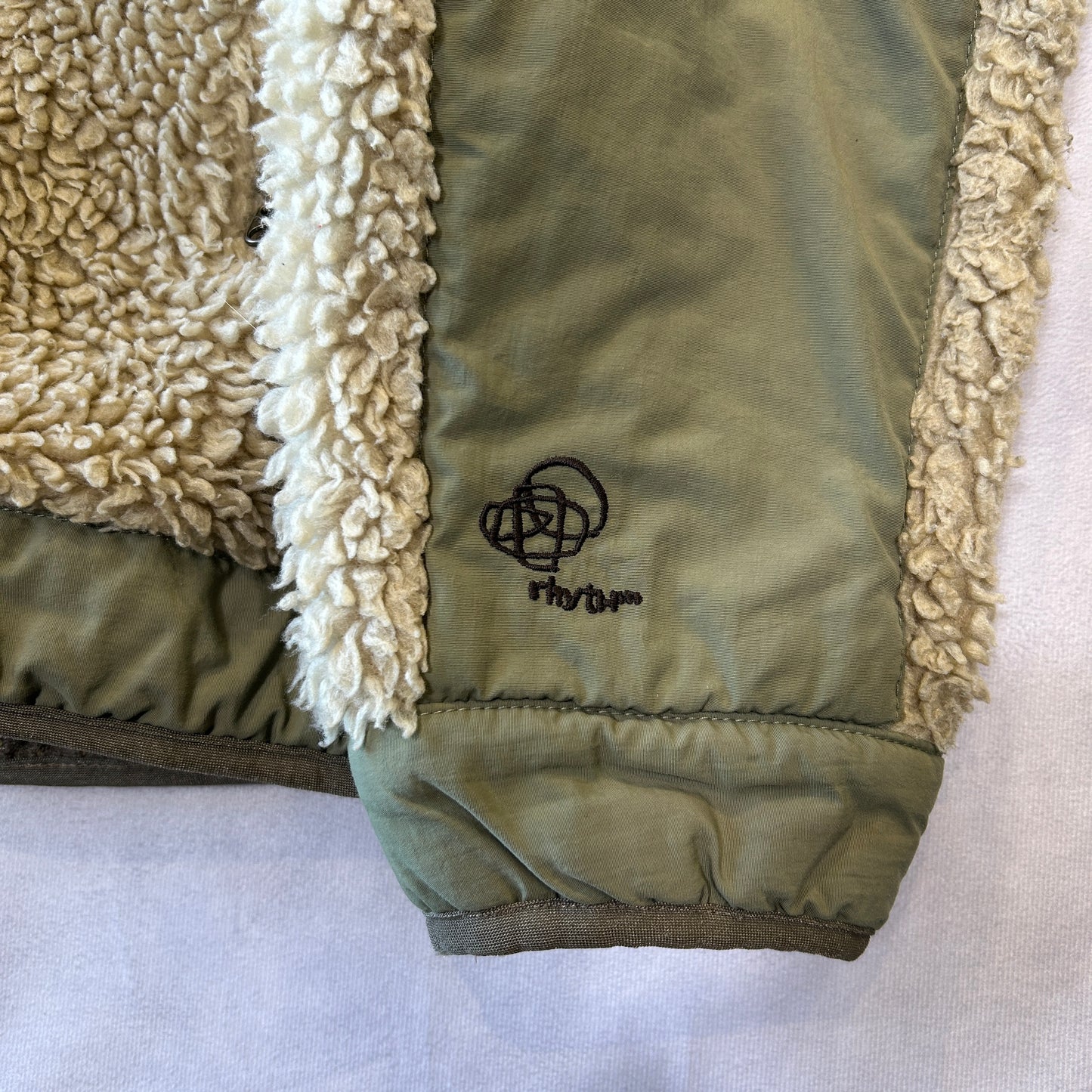 00's Patagonia パタゴニア Rhythm Hoodie リズムフーディー フリース レトロカーキ (S)/A9208J-SO