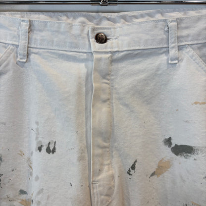 00's Dickies ディッキーズ Sherwin Williams 企業ロゴ ペインター ワークパンツ 白 (38×32)/B3940P-SO