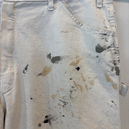 00's Dickies ディッキーズ Sherwin Williams 企業ロゴ ペインター ワークパンツ 白 (38×32)/B3940P-SO