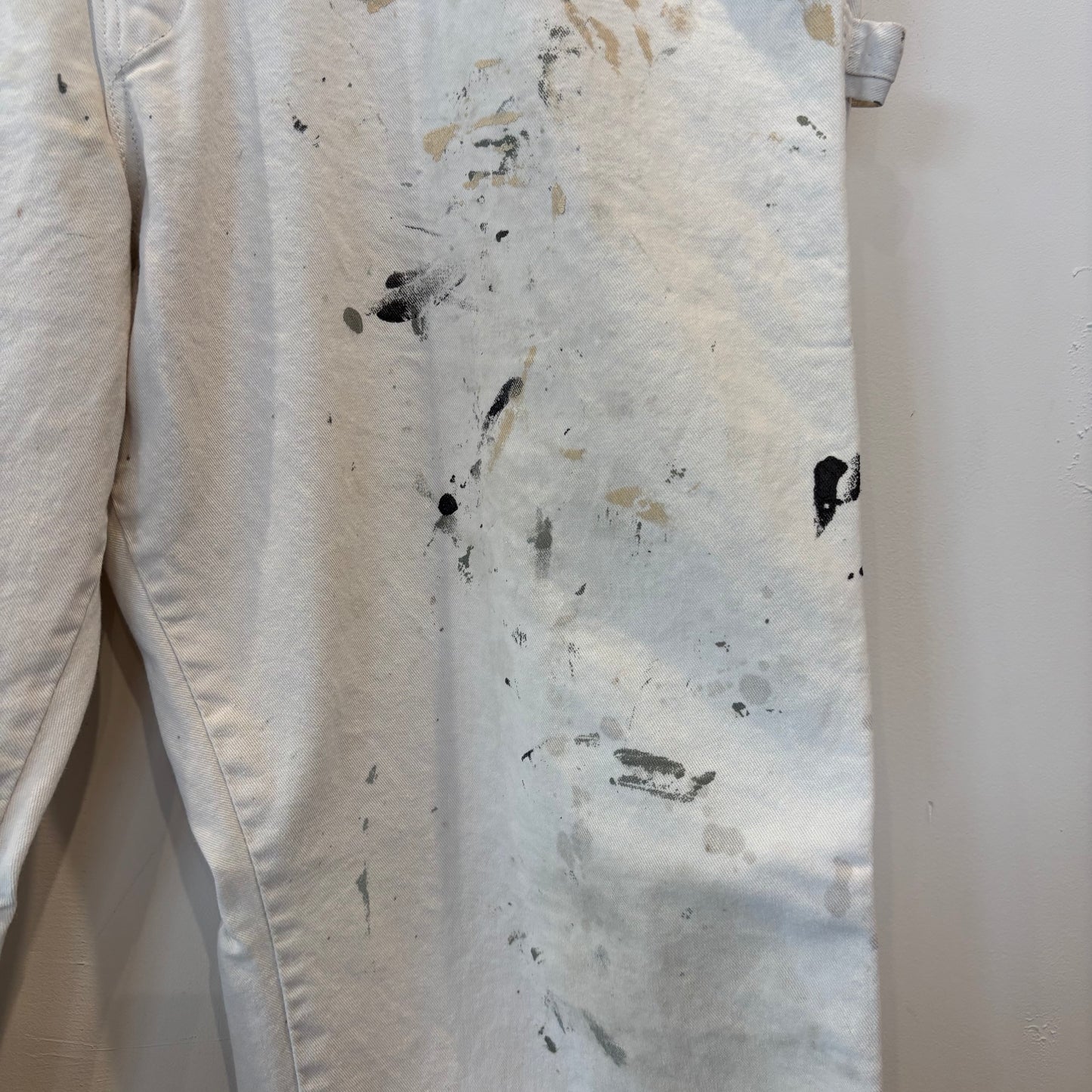 00's Dickies ディッキーズ Sherwin Williams 企業ロゴ ペインター ワークパンツ 白 (38×32)/B3940P-SO