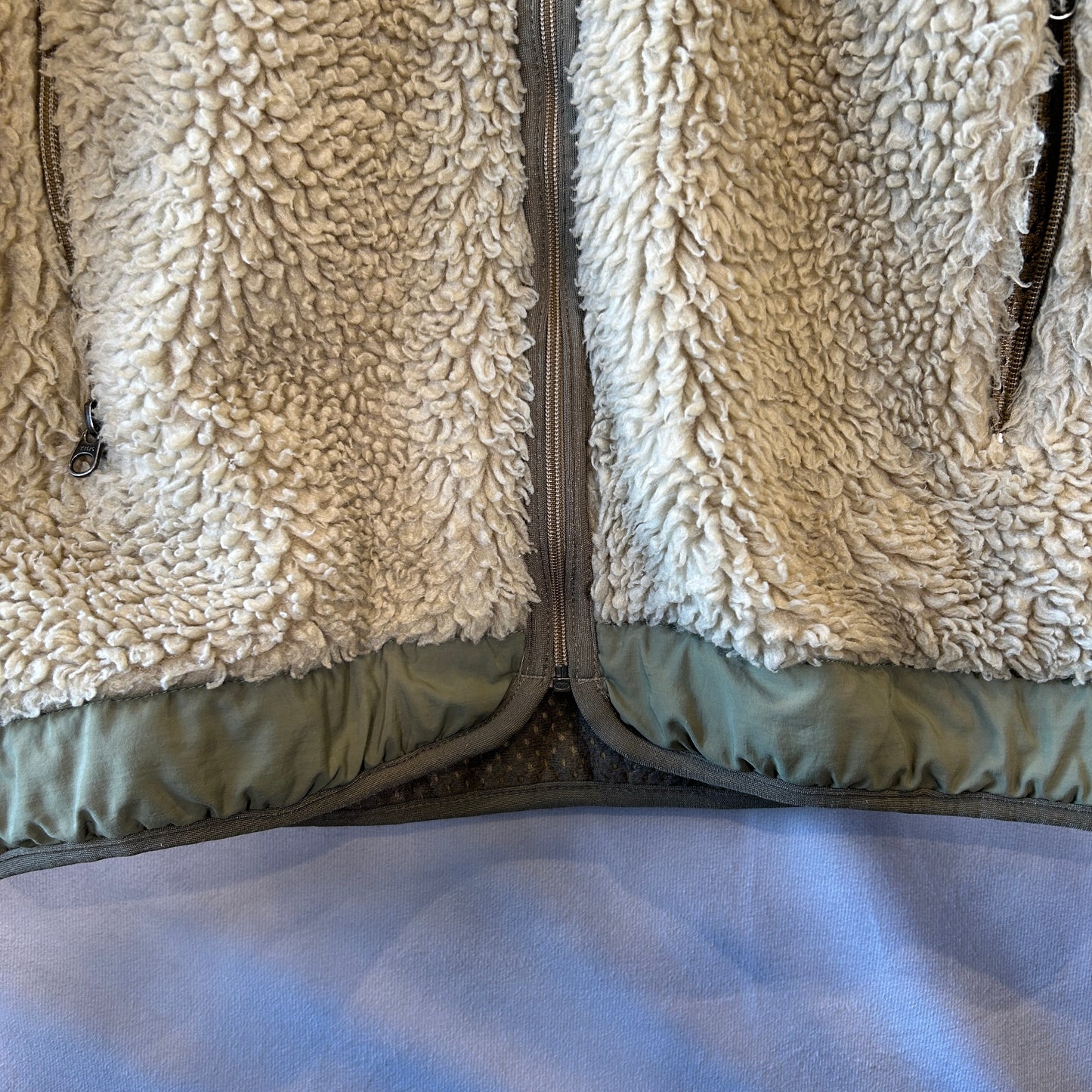 00's Patagonia パタゴニア Rhythm Hoodie リズムフーディー フリース レトロカーキ (S)/A9208J-SO