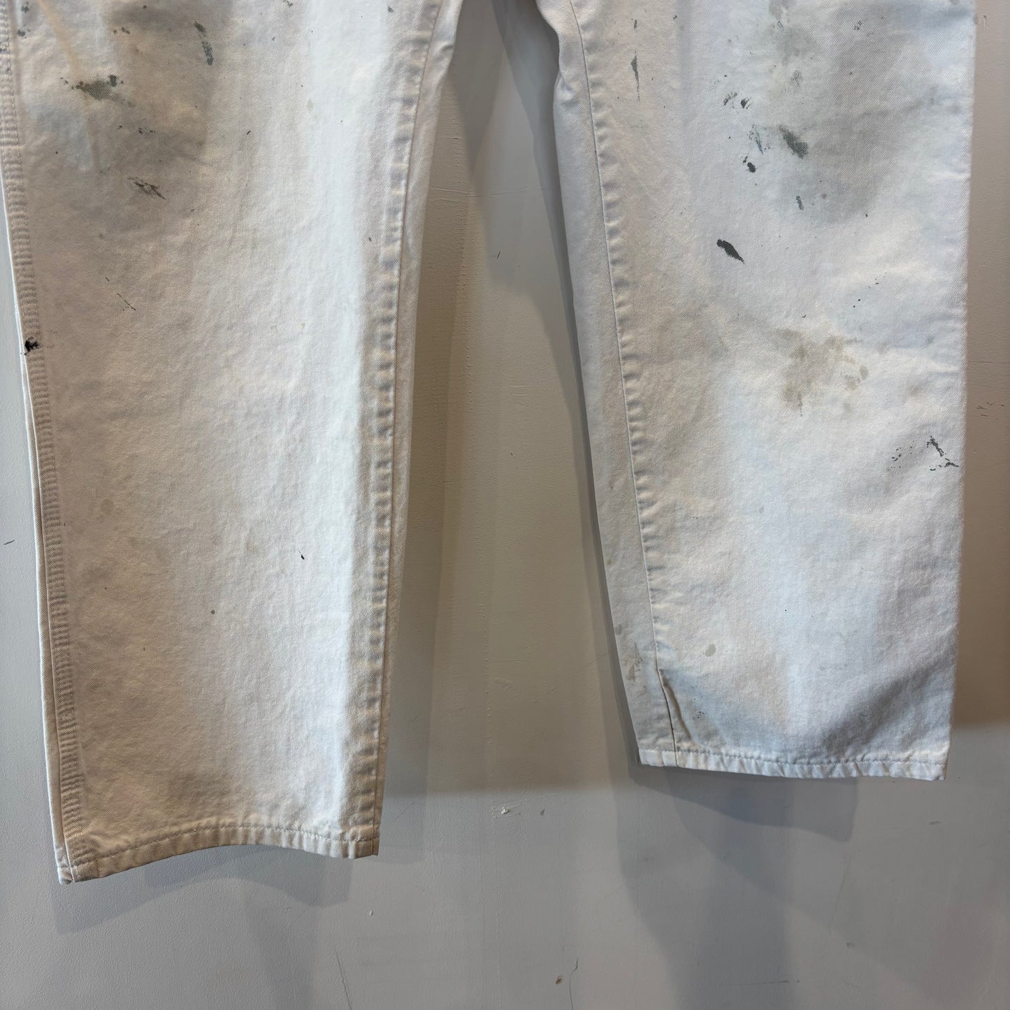 00's Dickies ディッキーズ Sherwin Williams 企業ロゴ ペインター ワークパンツ 白 (38×32)/B3940P-SO