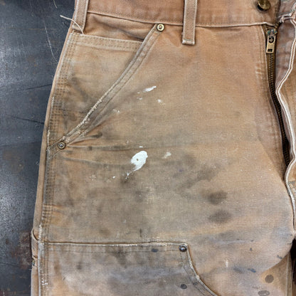 00’s Carhartt ダブルニー BRN ブラウン(32×32)/C0445P-SO