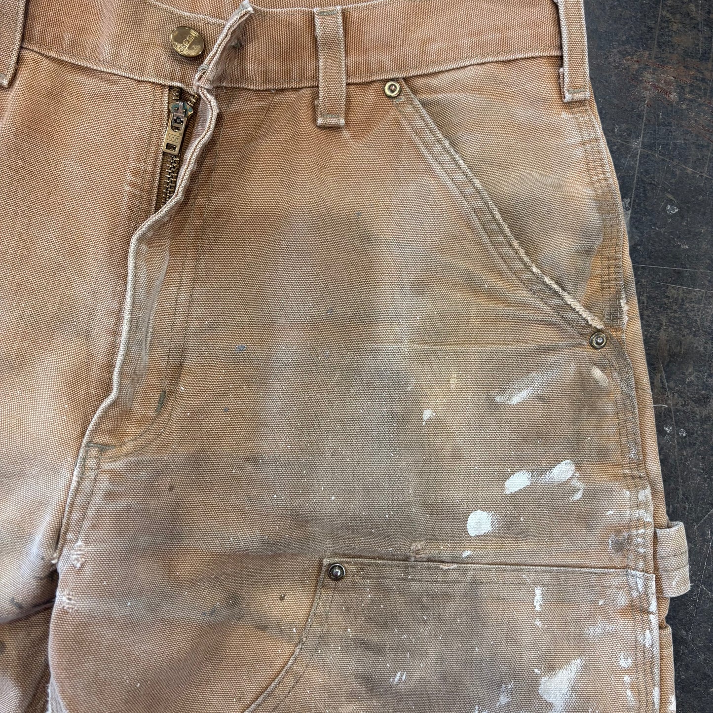 00’s Carhartt ダブルニー BRN ブラウン(32×32)/C0445P-SO