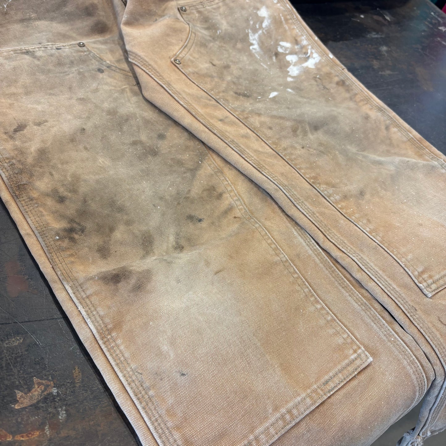 00’s Carhartt ダブルニー BRN ブラウン(32×32)/C0445P-SO