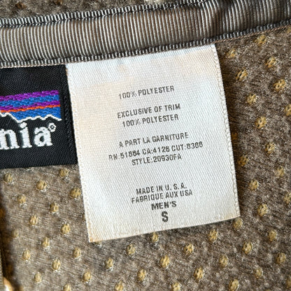 00's Patagonia パタゴニア Rhythm Hoodie リズムフーディー フリース レトロカーキ (S)/A9208J-SO